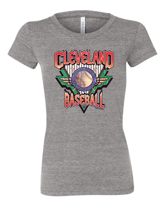 "Cleveland Baseball" Design on Gray - Only in Clev