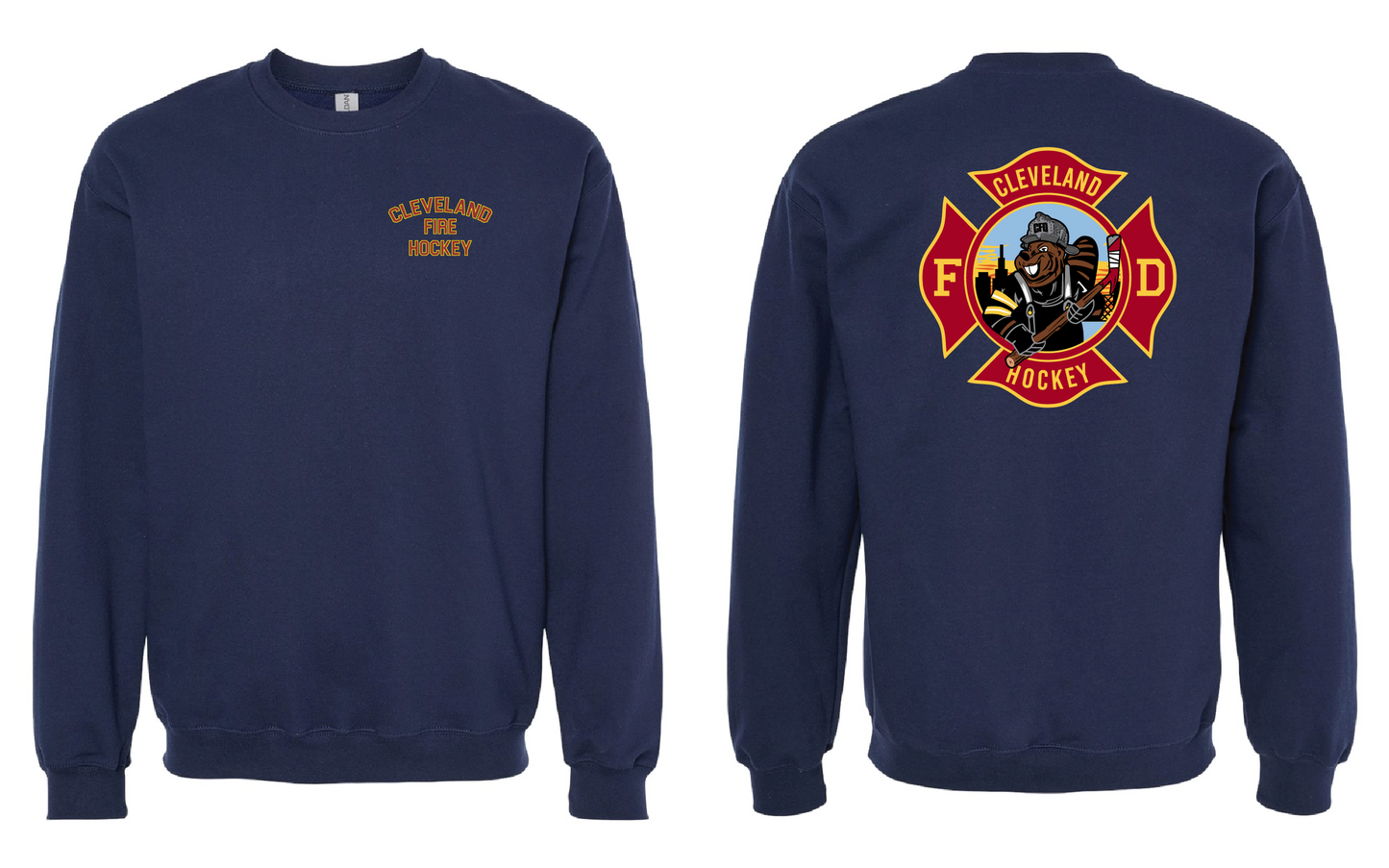 Youth "Cleveland Fire Hockey" on Navy - Only in Clev