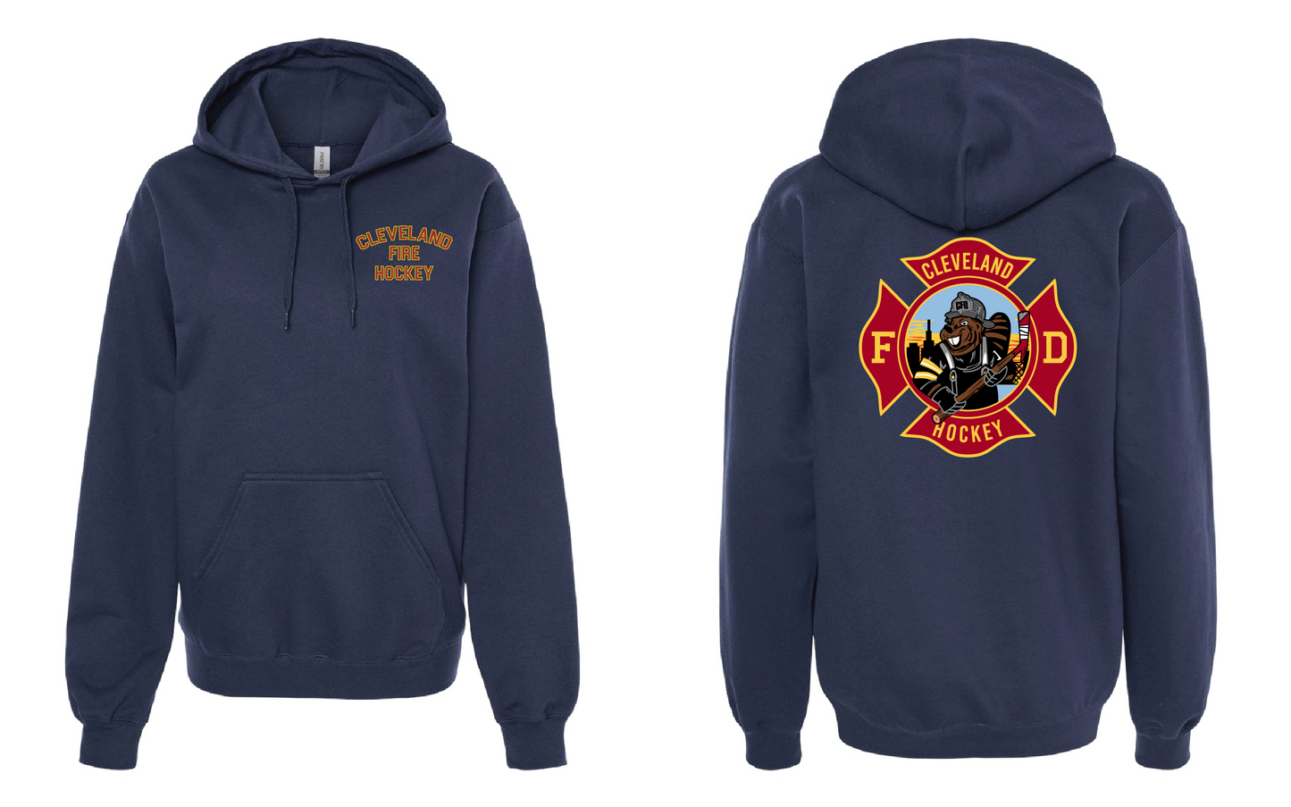 Youth "Cleveland Fire Hockey" on Navy - Only in Clev