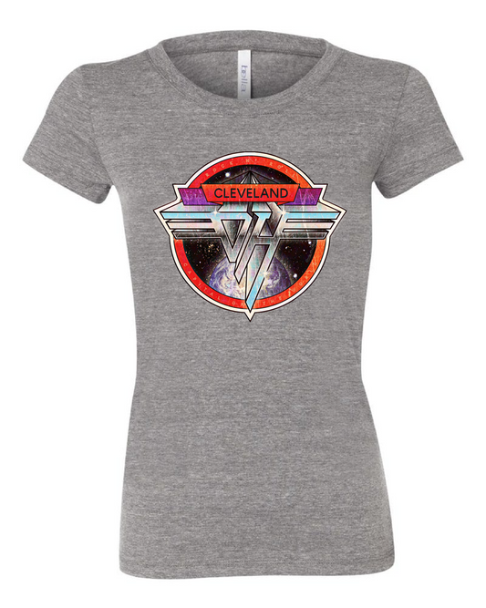 "Cleveland Rock n Roll Circle" on Gray - Only in Clev