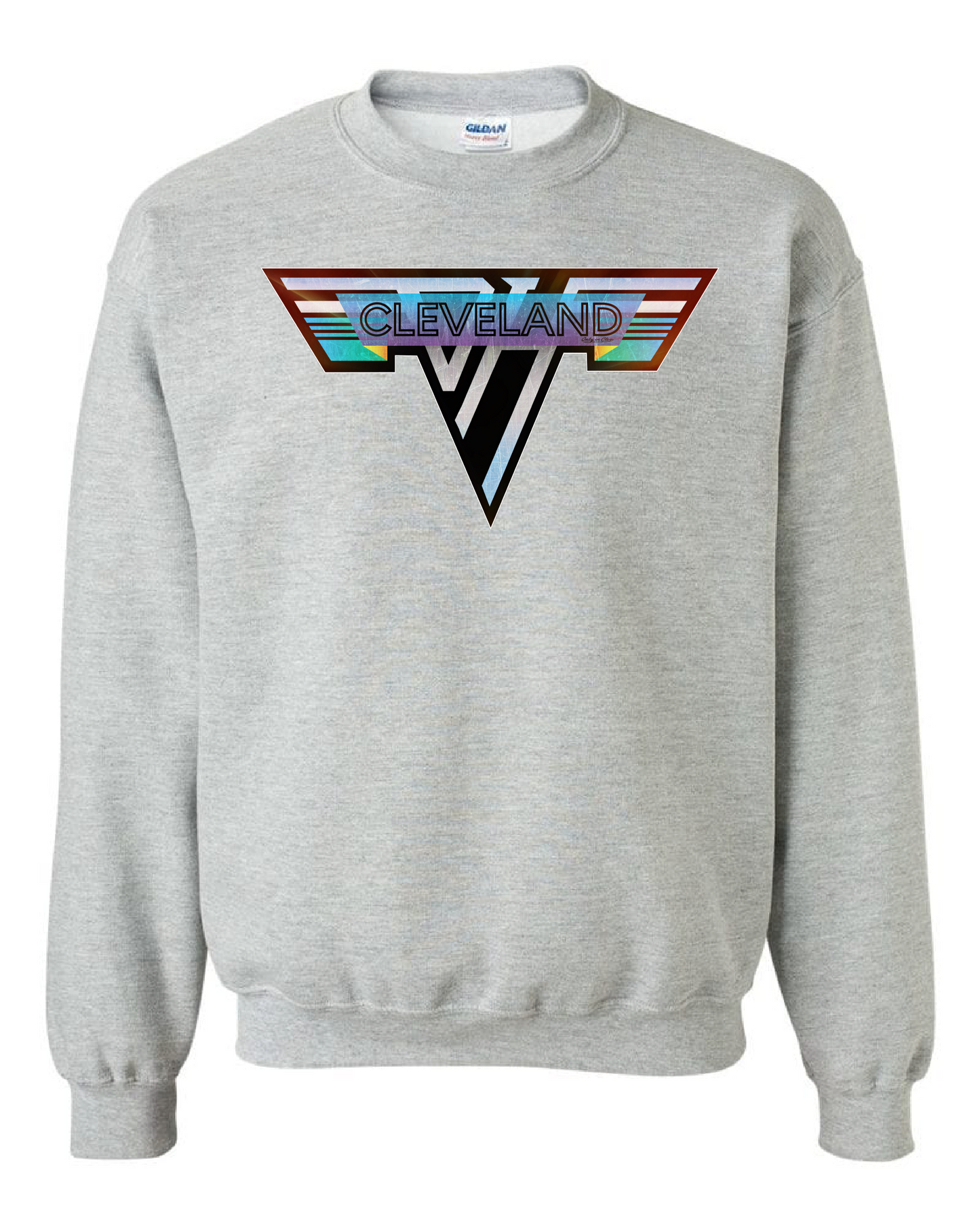 "Cleveland Rock n Roll Triangle" on Gray - Only in Clev