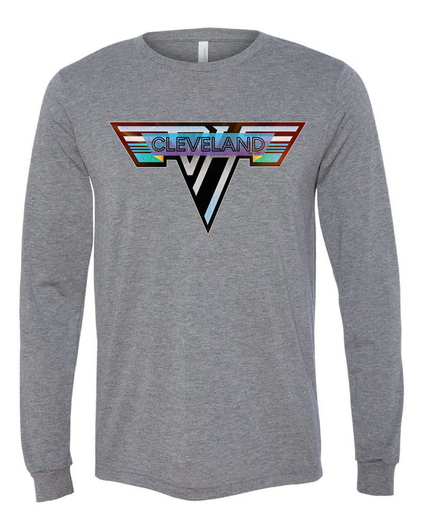 "Cleveland Rock n Roll Triangle" on Gray - Only in Clev