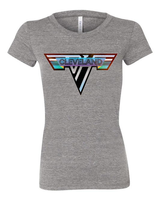 "Cleveland Rock n Roll Triangle" on Gray - Only in Clev