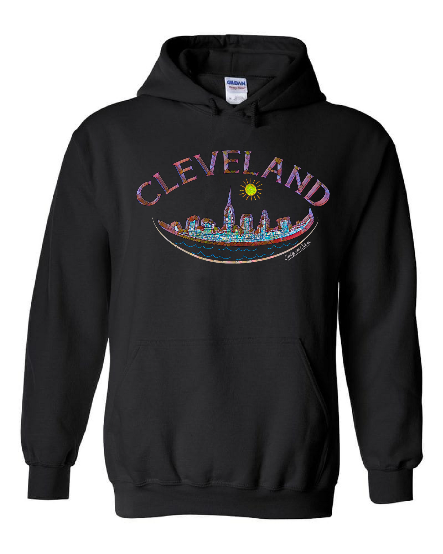 Cleveland Crew Design on Black - Only in Clev