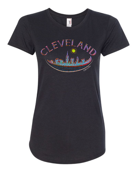 Cleveland Crew Design on Black - Only in Clev