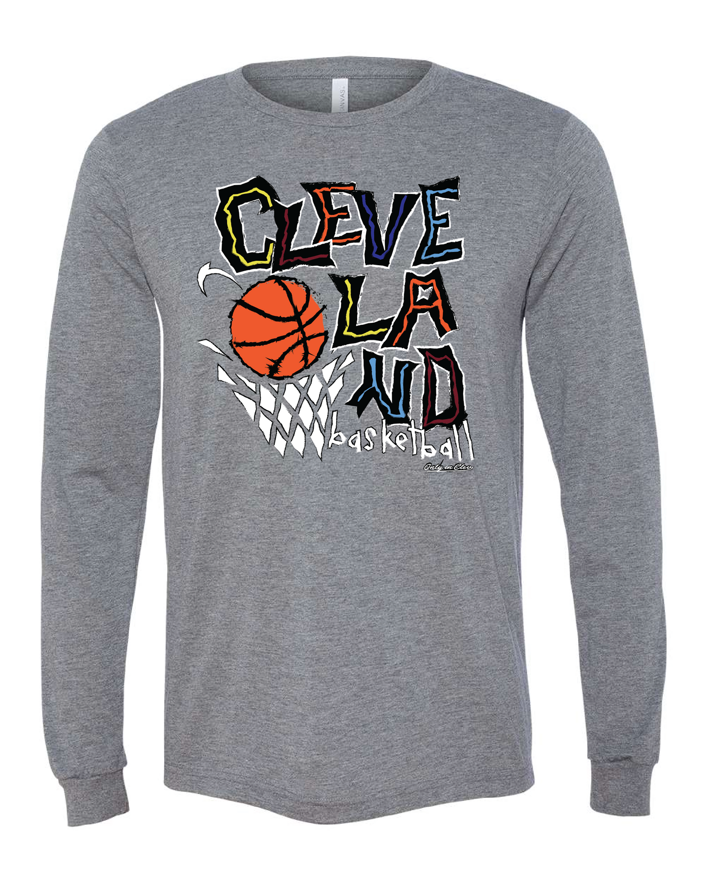 "Collage of Colors" Design on Gray - Only in Clev
