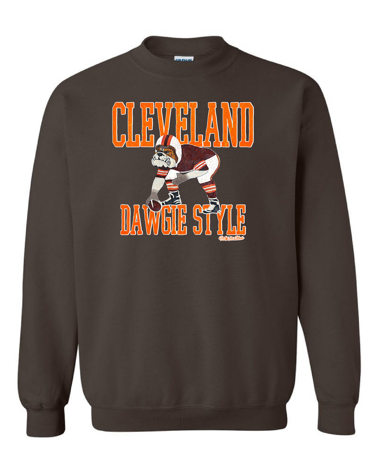"Dawgie Style" Design on Brown - Only in Clev
