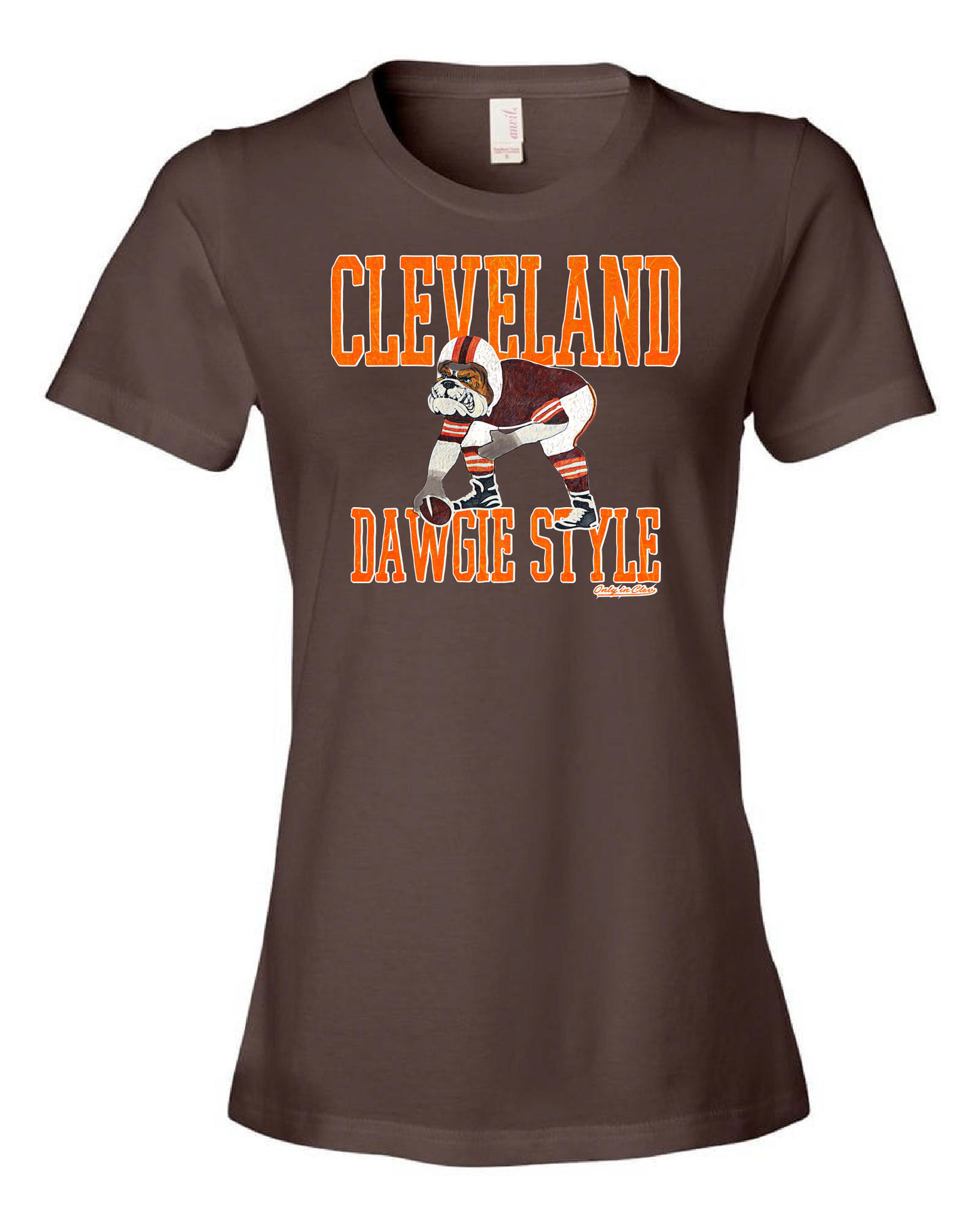 "Dawgie Style" Design on Brown - Only in Clev