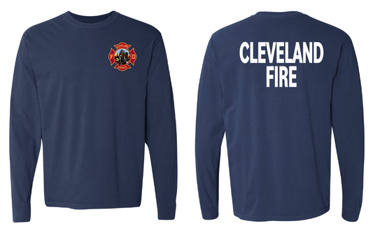 Youth "Cleveland Fire Duty Design" on Navy - Only in Clev