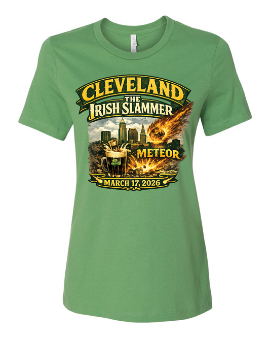 Cleveland Irish Slammer 2026 design on Kelley Green Only in Clev