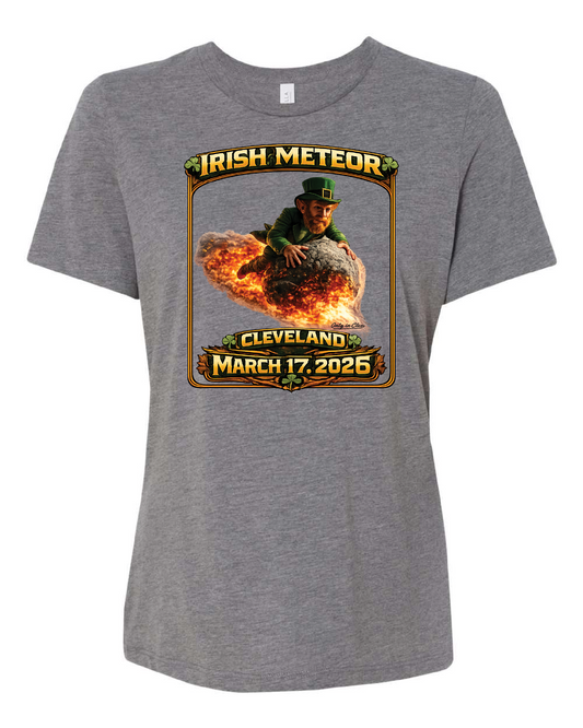Irish Meteor 2026 design on Grey Only in Clev