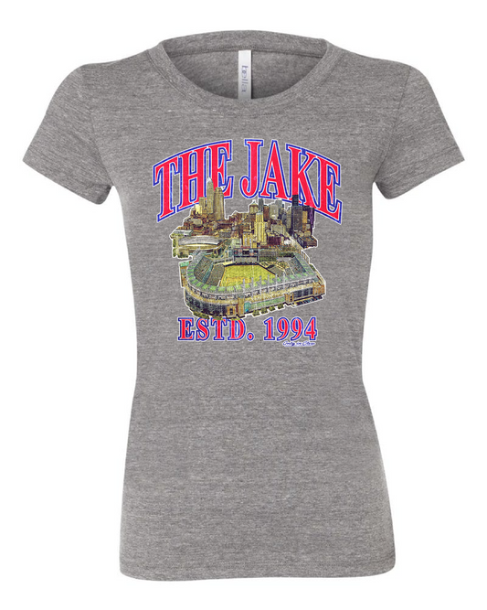 Cleveland "The Jake" Baseball" Design on Gray - Only in Clev