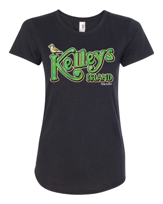 "Kelley's Island" on Black - Only in Clev
