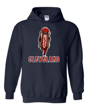 "Cleveland Ketchup Dog/Design" on Navy