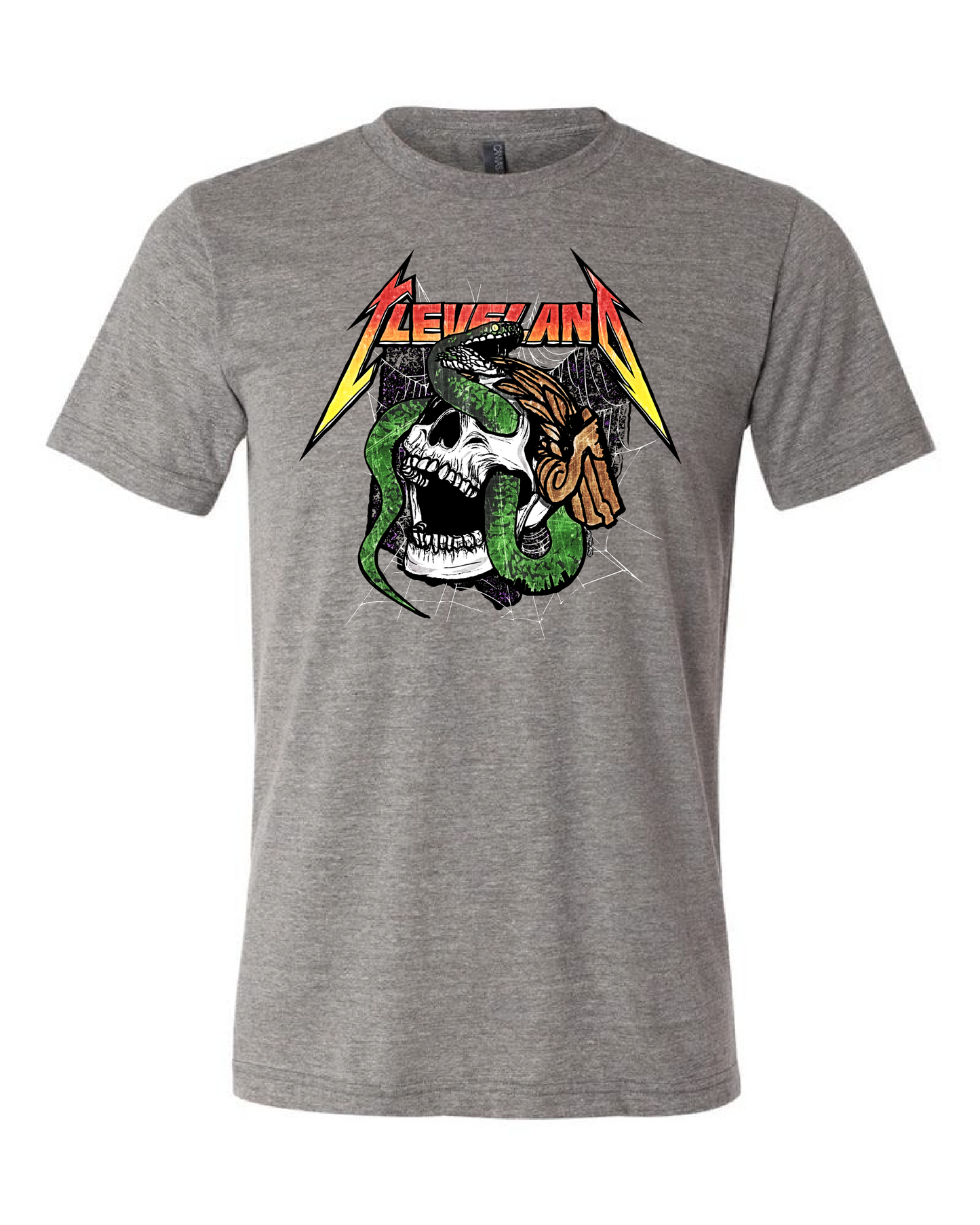 "Cleveland Snake Design" on Gray - Only in Clev