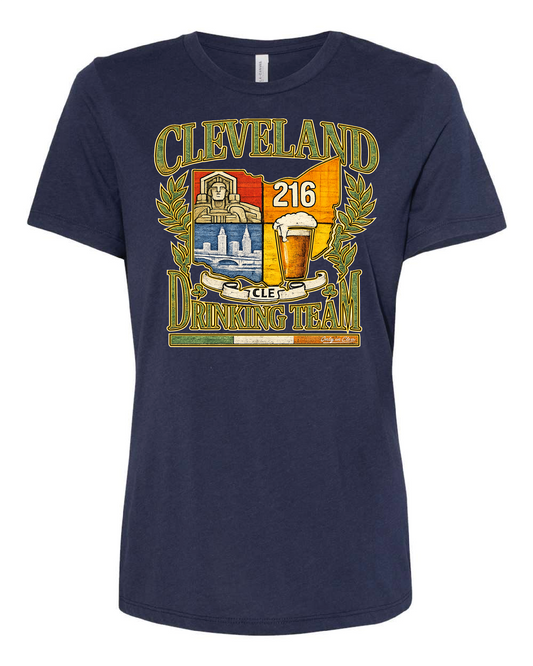 Cleveland Ireland " Drinking Olympic Team" on Navy Only in Clev
