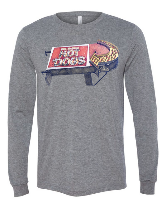 "Old Fashion Hot Dogs" on Gray - Only in Clev