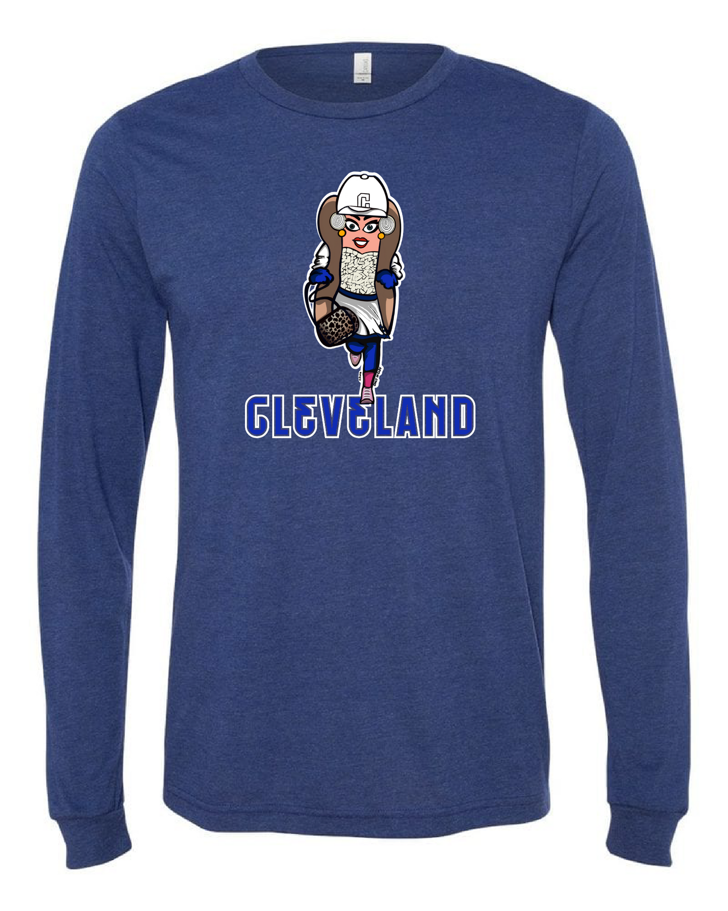 "Cleveland Baseball Onion Dog/Design" on Navy - Only in Clev