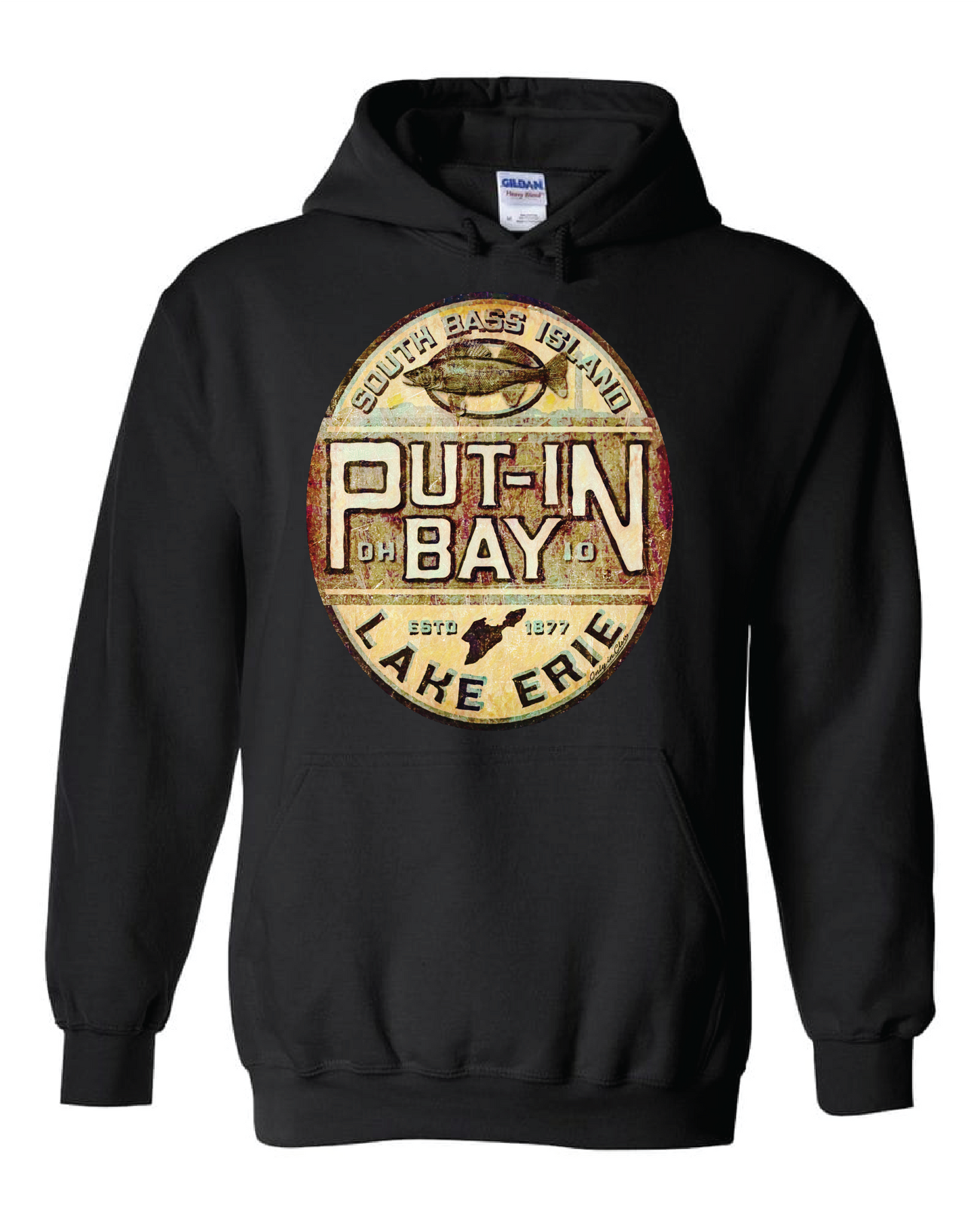 "Put in Bay" on Black - Only in Clev