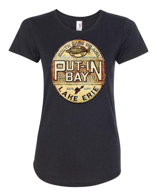 "Put in Bay" on Black - Only in Clev