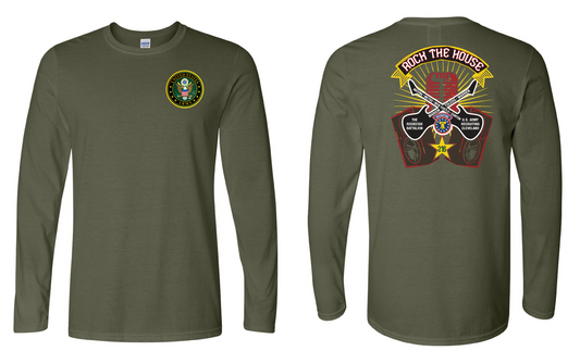 "RockStar Battalion" Rock the House Design on Military Green - Only in Clev