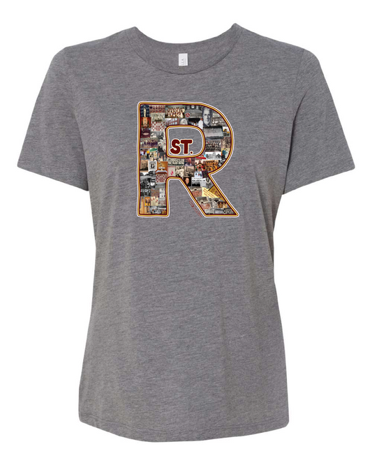 "St. Rose Collage" Design" on Gray Only in Clev