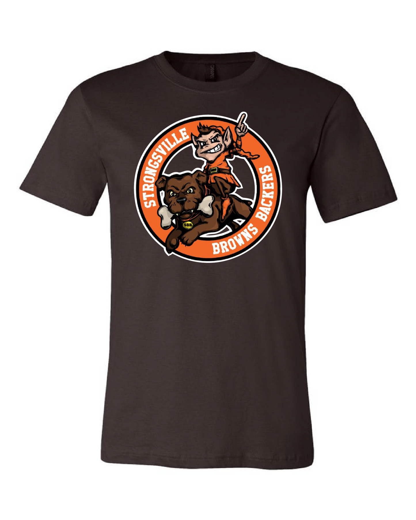 Strongsville Browns Backers Design on Brown - Only in Clev