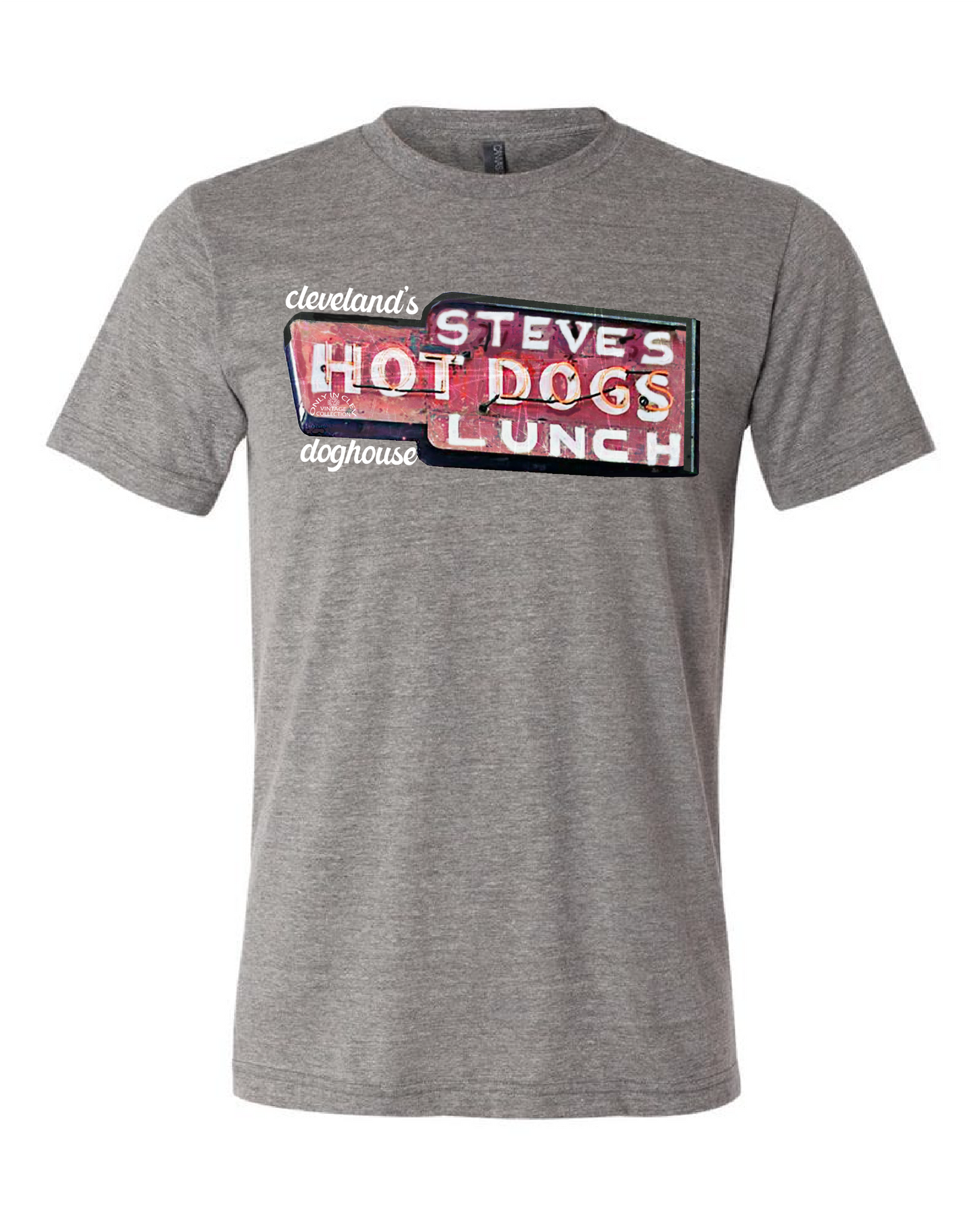 "Hot Dog Inn Cleveland" on Gray - Only in Clev