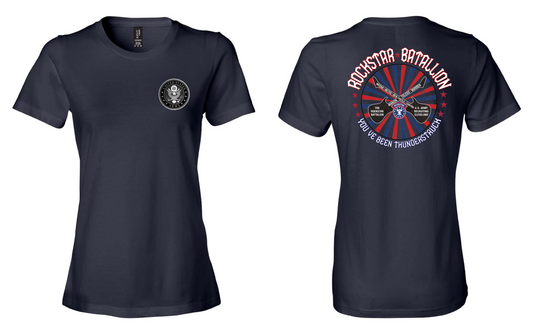 "RockStar Battalion" RockStar Twirl Design on Navy - Only in Clev