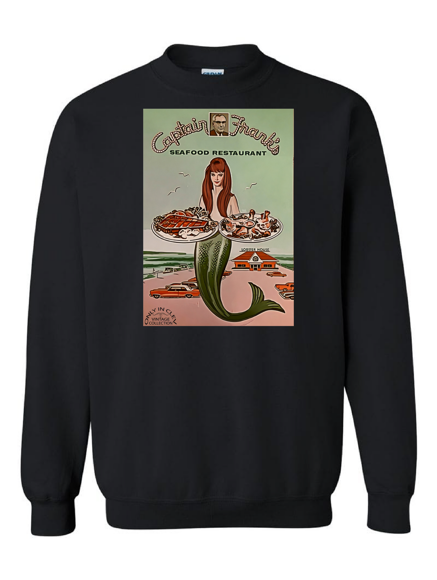 "Captain Frank's" Design on Black - Only in Clev