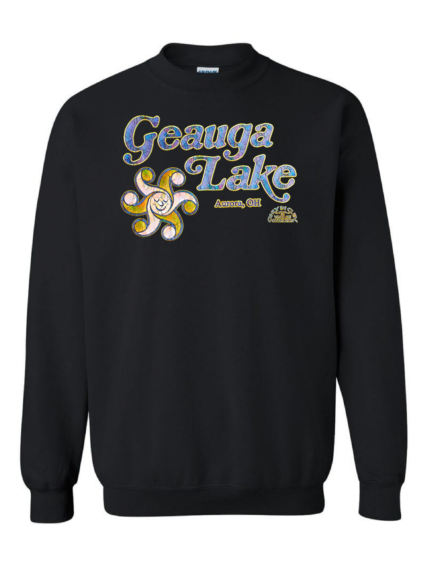 "Geauga Lake" Design on Black - Only in Clev