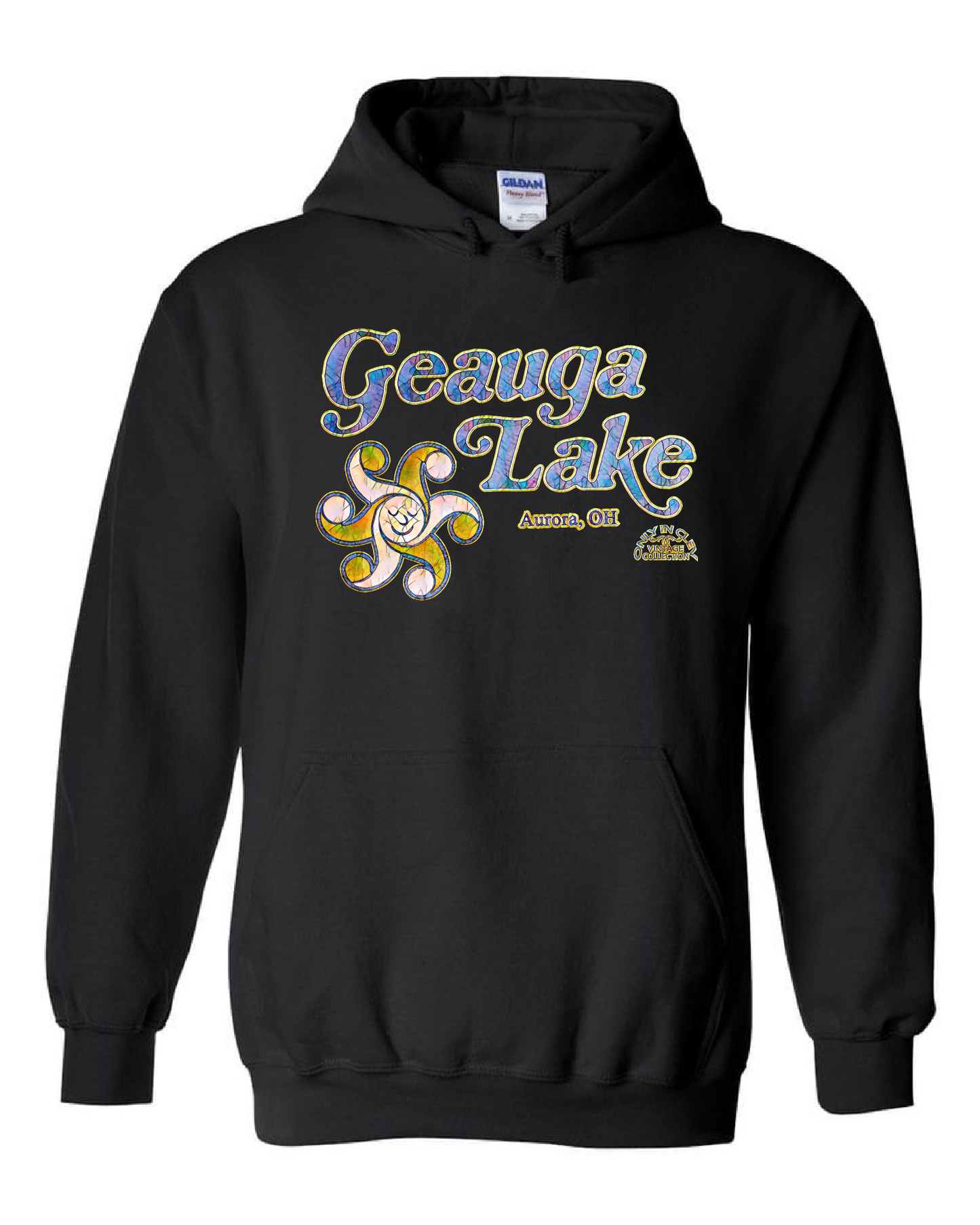 "Geauga Lake" Design on Black - Only in Clev