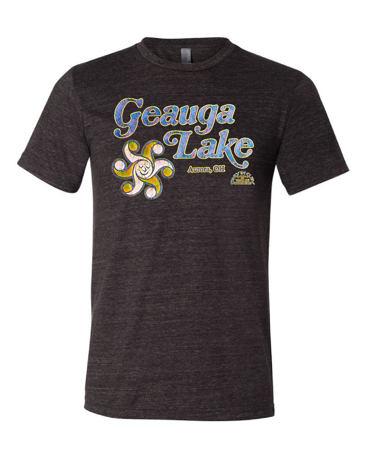 "Geauga Lake" Design on Black - Only in Clev