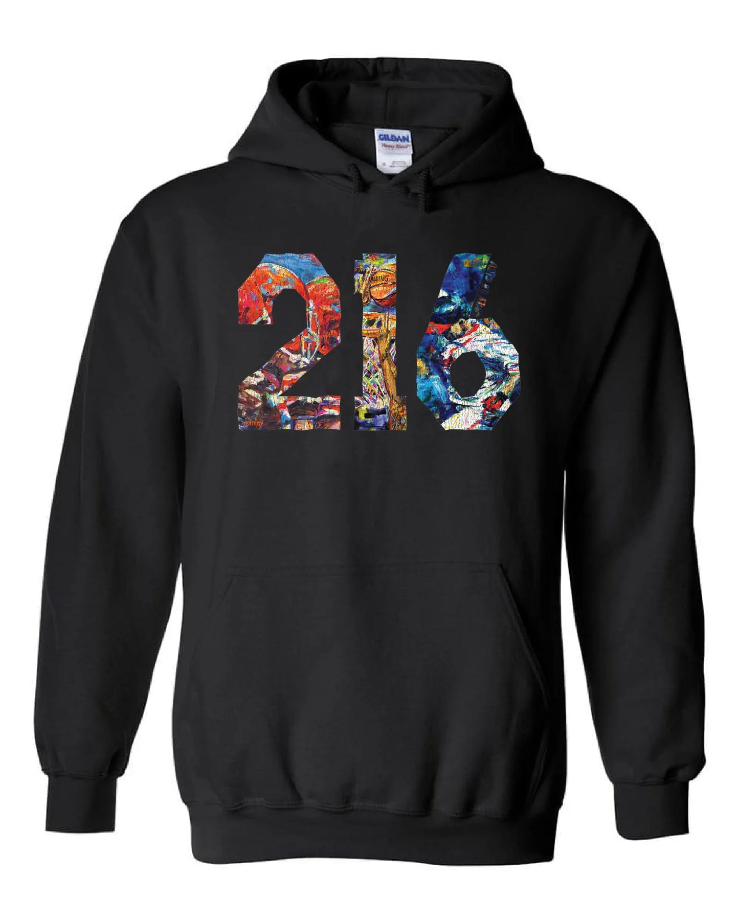 colorful 216 on Black - Only in Clev 3XL-Hoodies