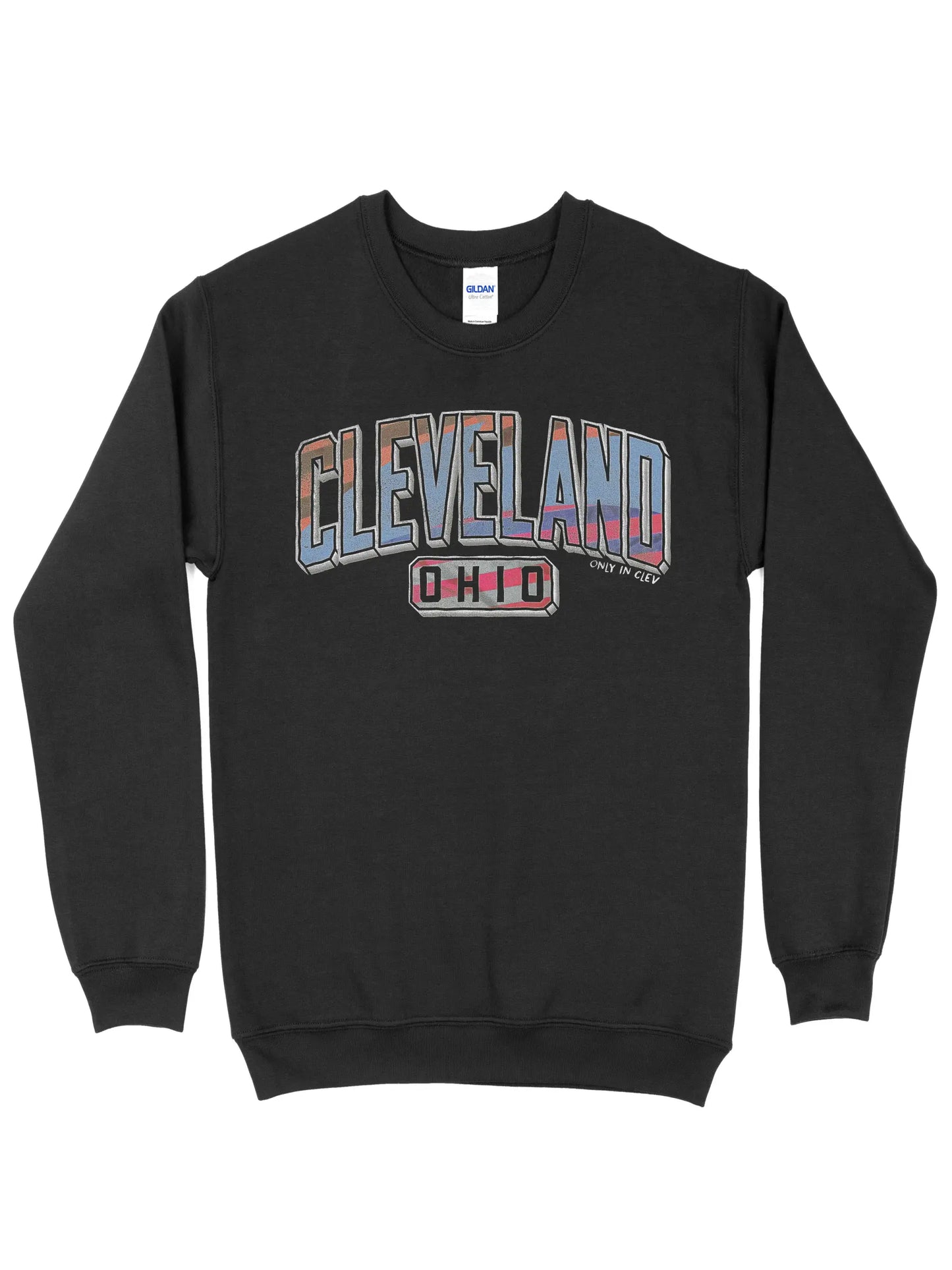 All Sports Cleveland Arch on Black - Only in Clev