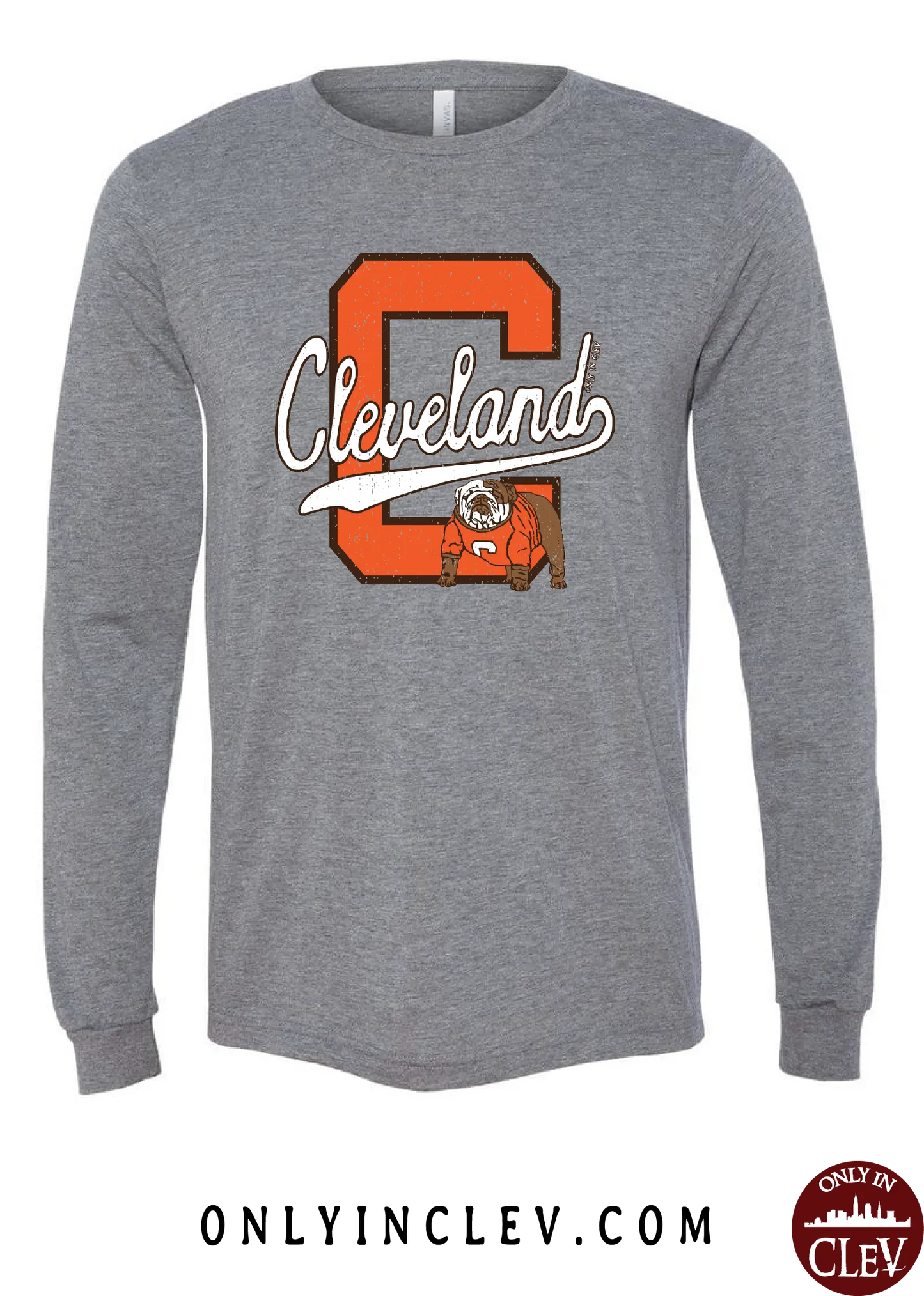 "Block C Dawg" on Gray - Only in Clev