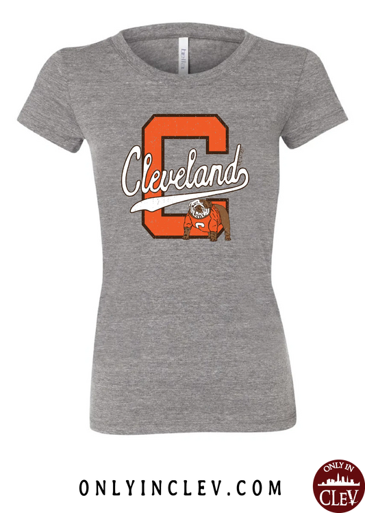 "Block C Dawg" on Gray - Only in Clev