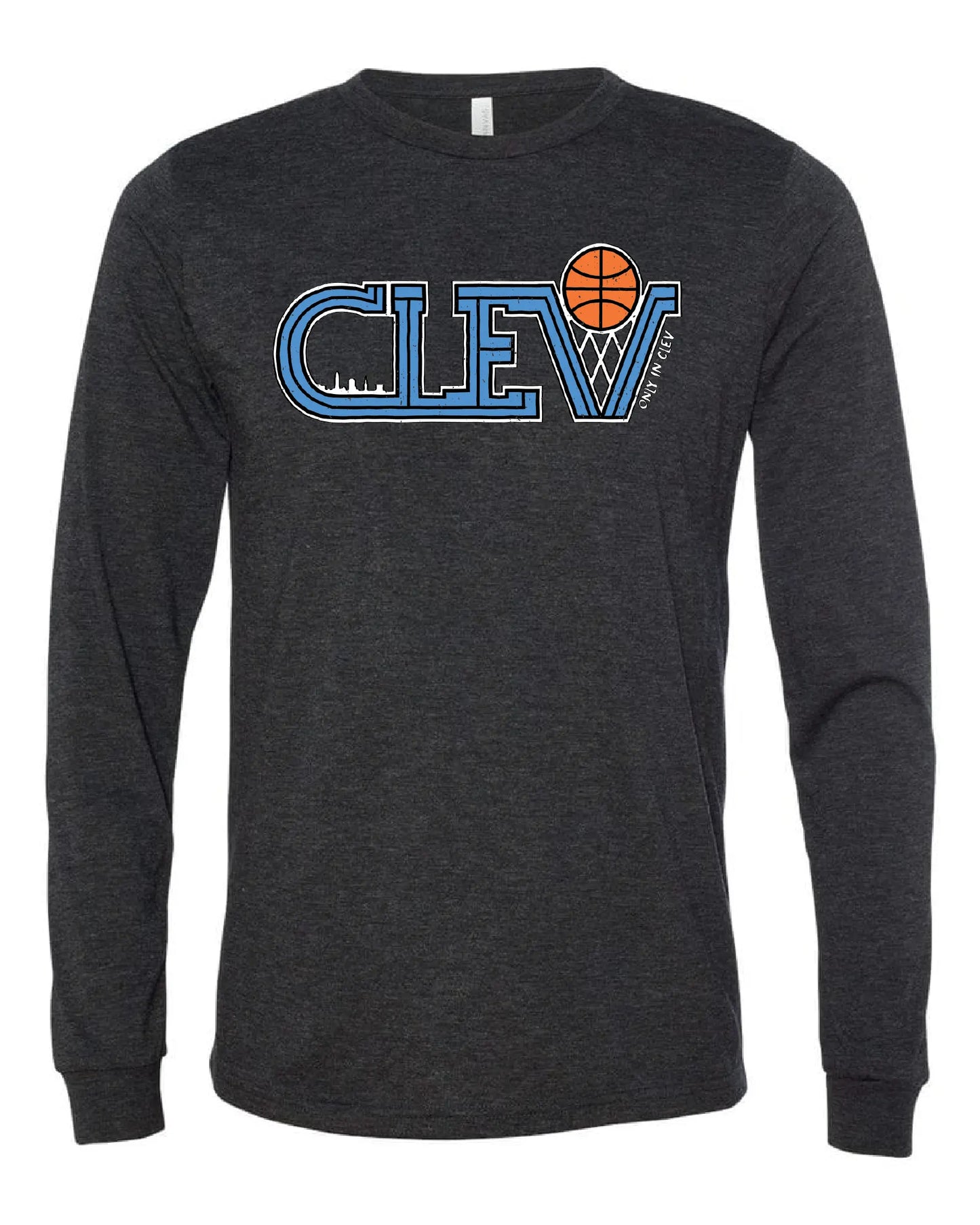 "Retro CLEV Skyline"Design on Black - Only in Clev
