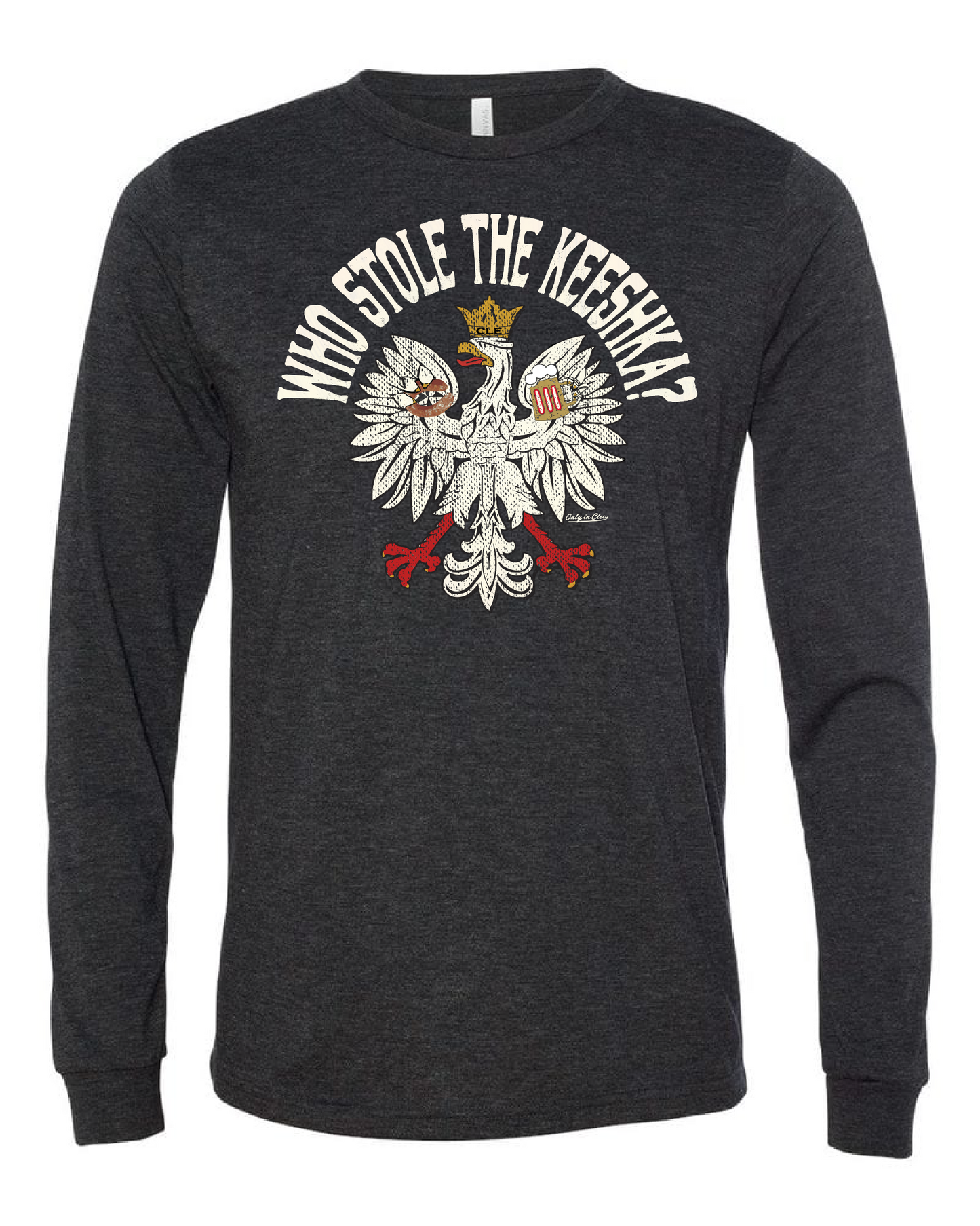 "Who Stole the Keeshka" design on Black - Only in Clev