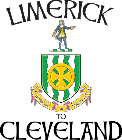 "Limerick to Cle" Irish Counties Design on Gray
