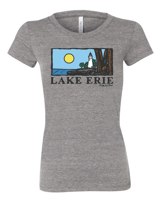 Lake Erie Horizon on Grey - Only in Clev