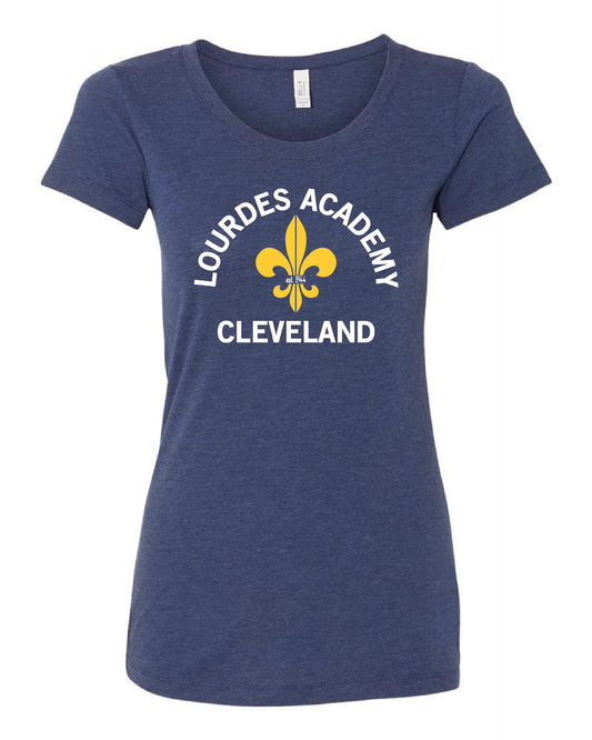 "Lourdes Academy" Design on Navy - Only in Clev