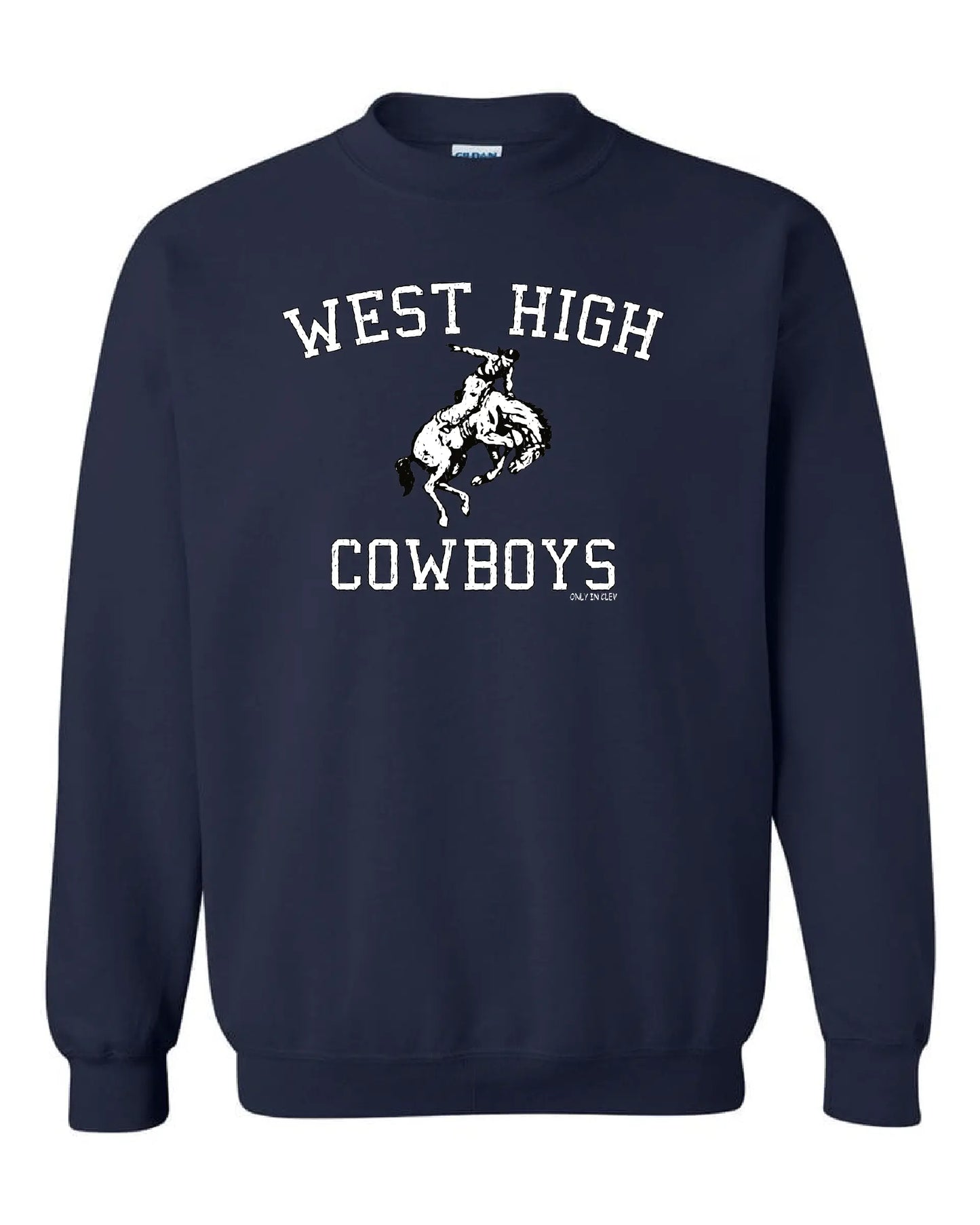 "West High Cowboys" Design on Navy - Only in Clev