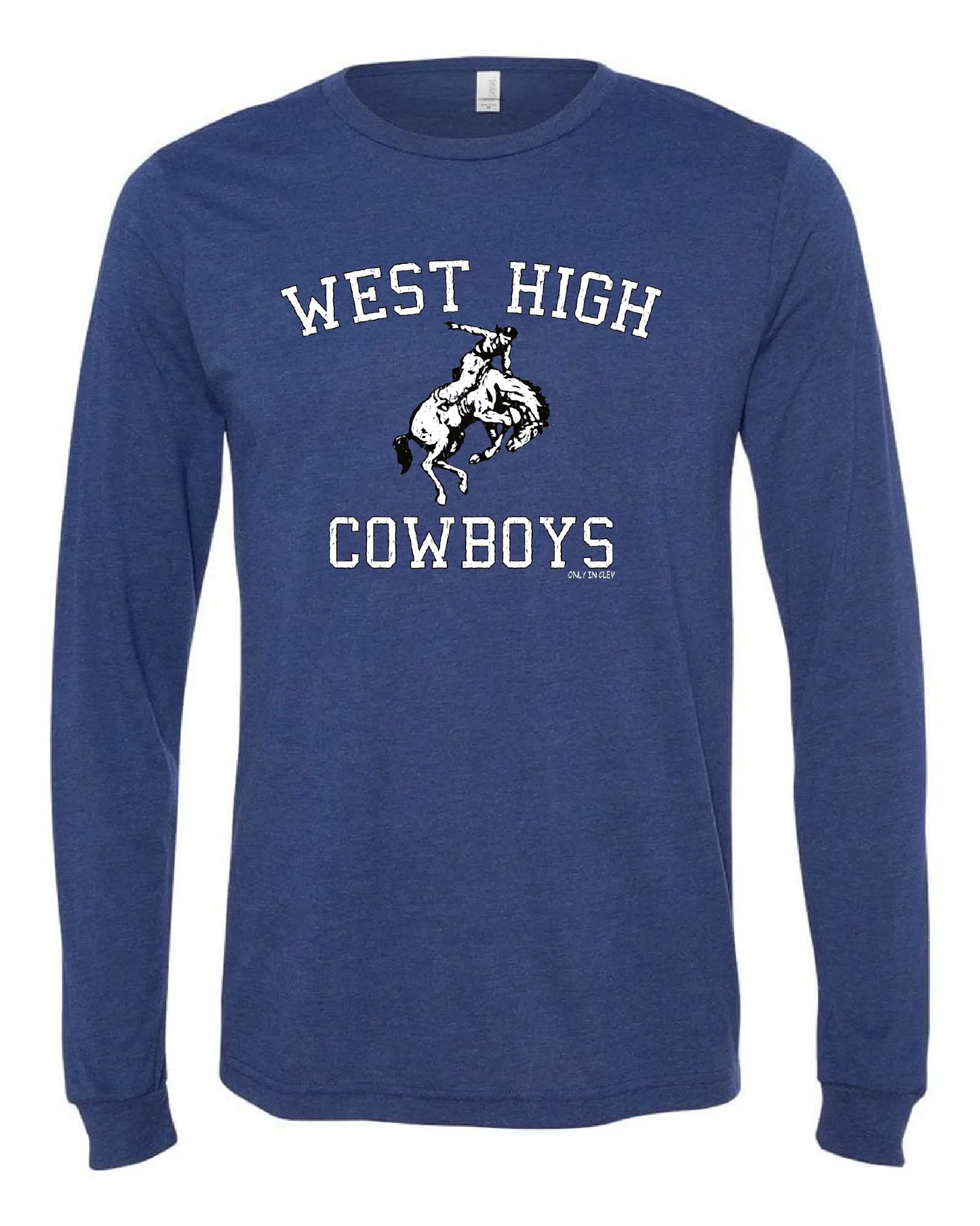 "West High Cowboys" Design on Navy - Only in Clev