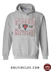 "Cleveland Albania" Design on Gray - Only in Clev