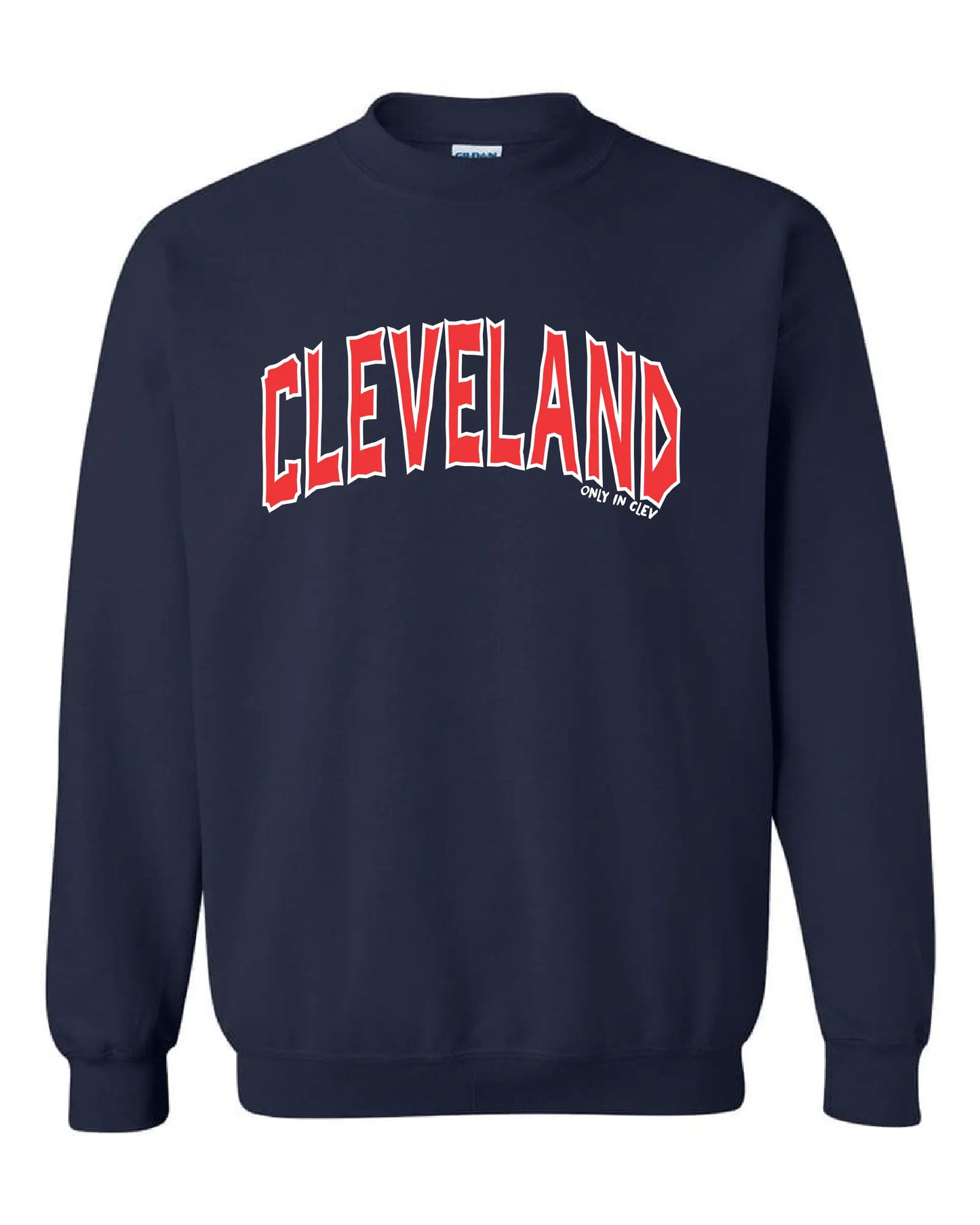 "Arched Cleveland" Baseball Design on Navy - Only in Clev