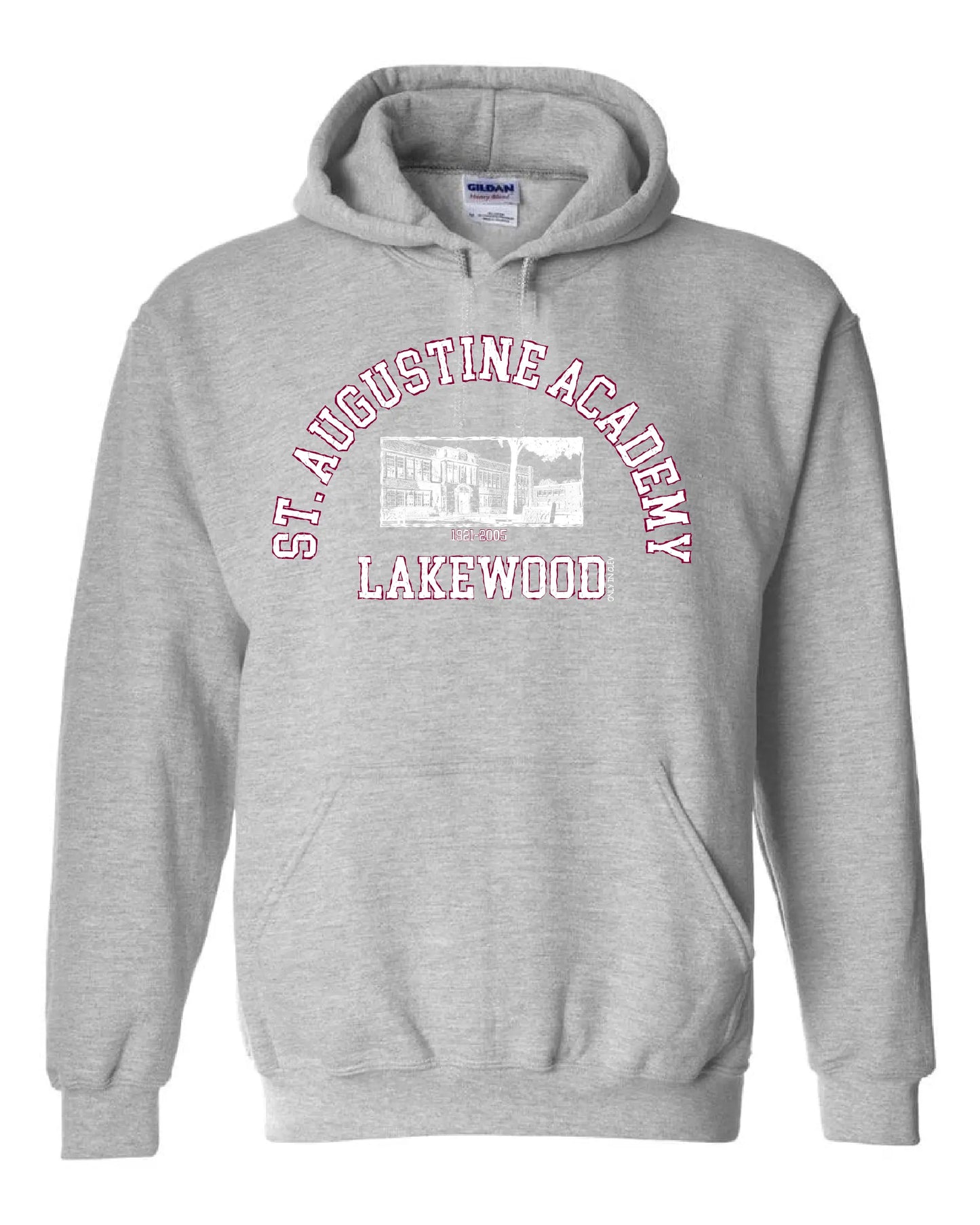 "St. Augustine Academy" Design on Grey - Only in Clev 3XL-Hoodies