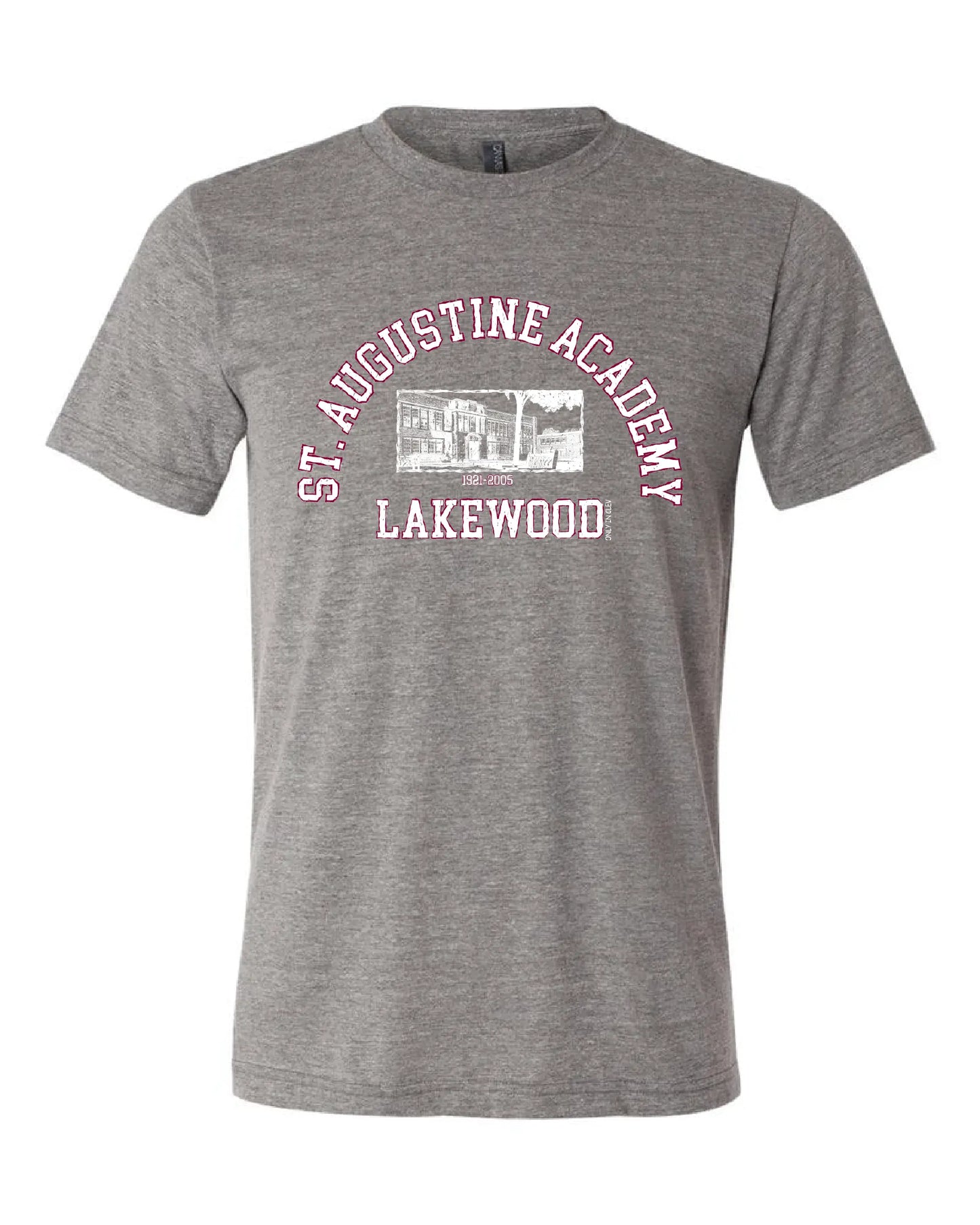 "St. Augustine Academy" Design on Grey - Only in Clev 3XL-Men-s-Short-Sleeve-T-Shirt
