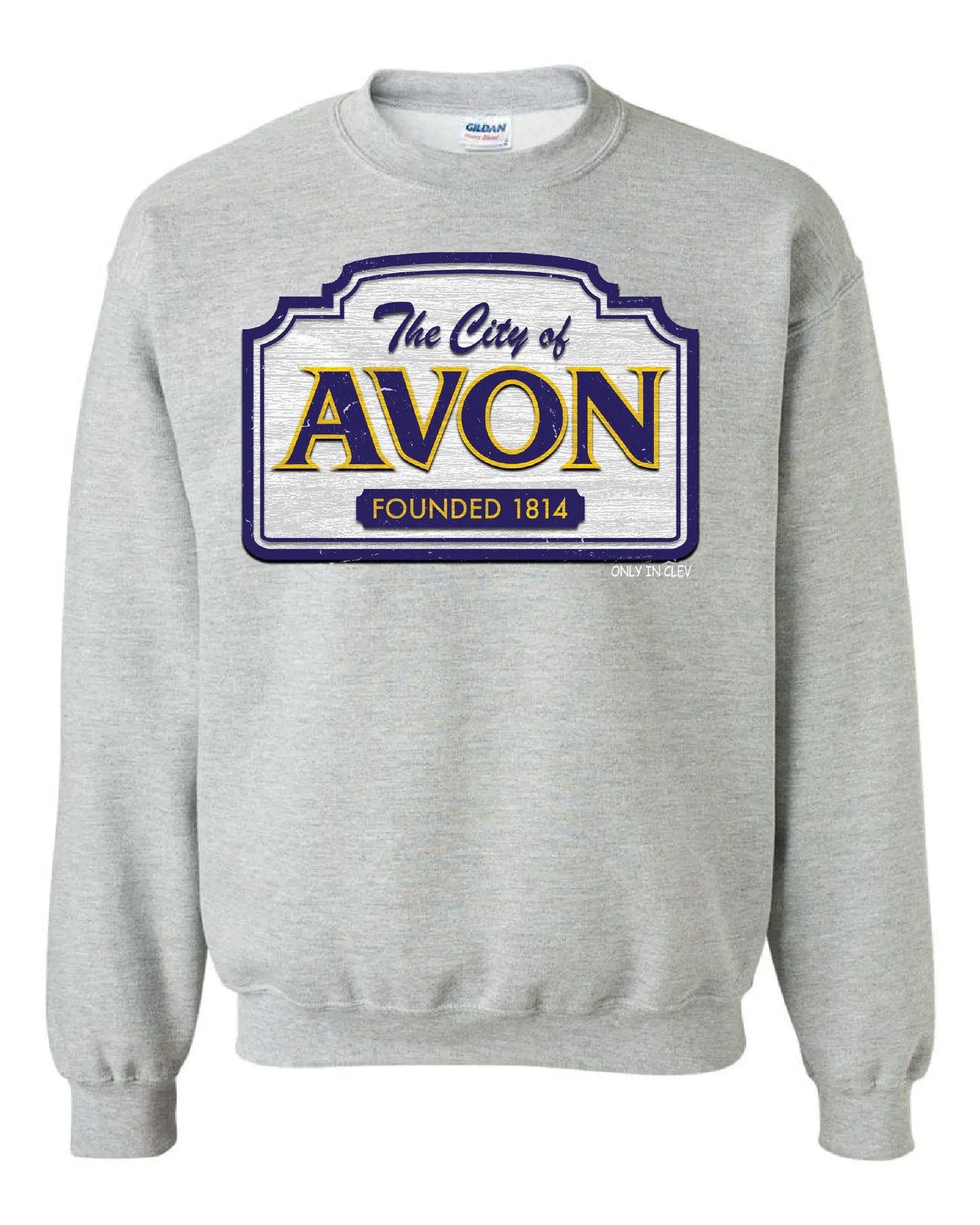 "City of Avon" Design on Gray - Only in Clev