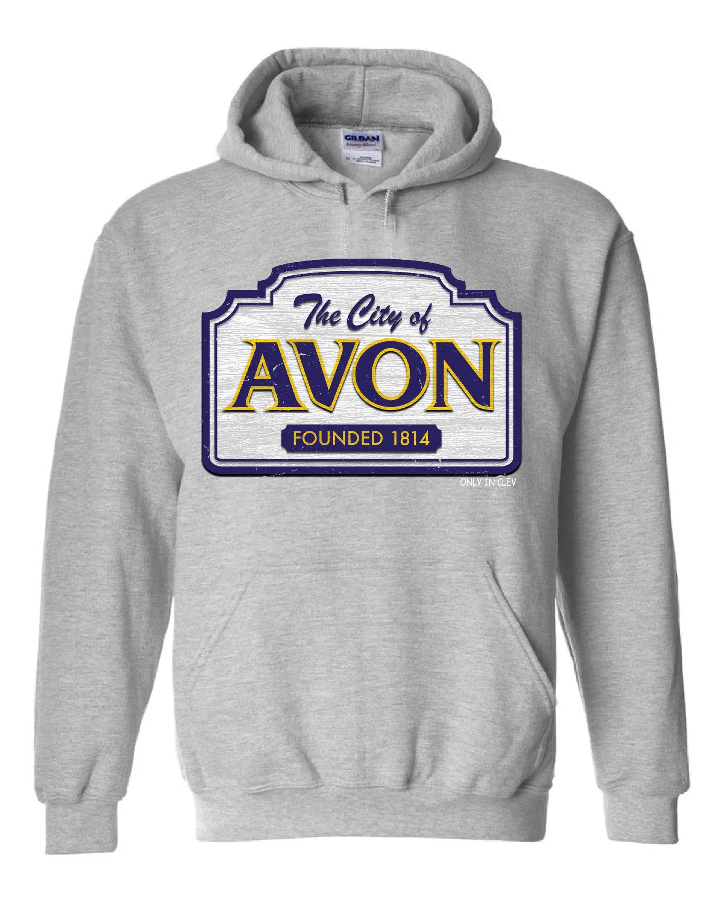 "City of Avon" Design on Gray - Only in Clev